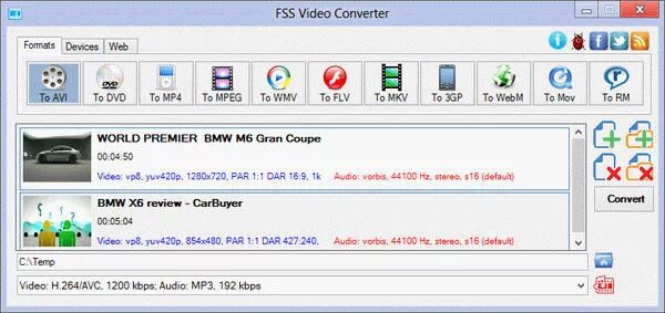 FSS Video Converter скриншот 2