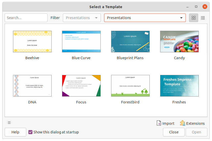LibreOffice Impress скриншот 2