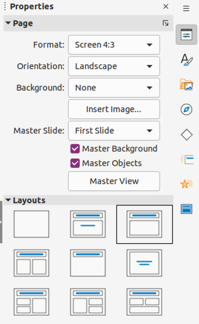 LibreOffice Impress скриншот 4