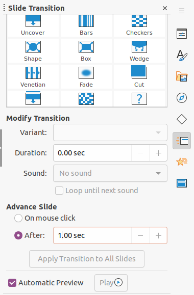 LibreOffice Impress скриншот 7