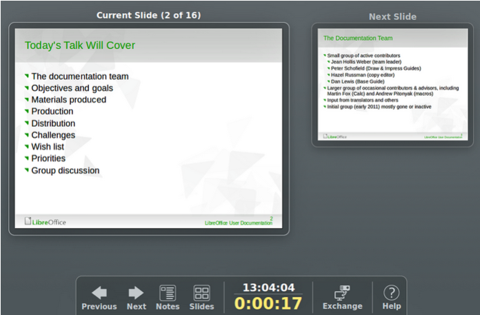 LibreOffice Impress скриншот 9