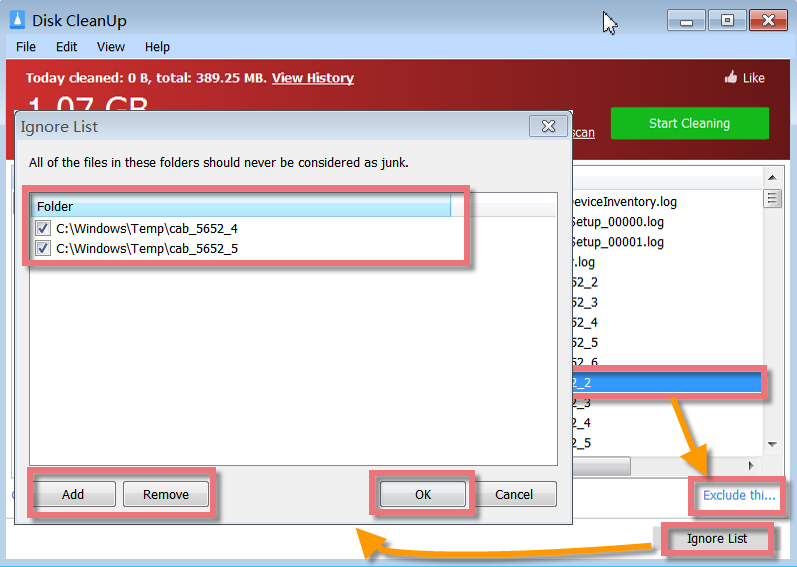 Glary Disk Cleaner скриншот 5