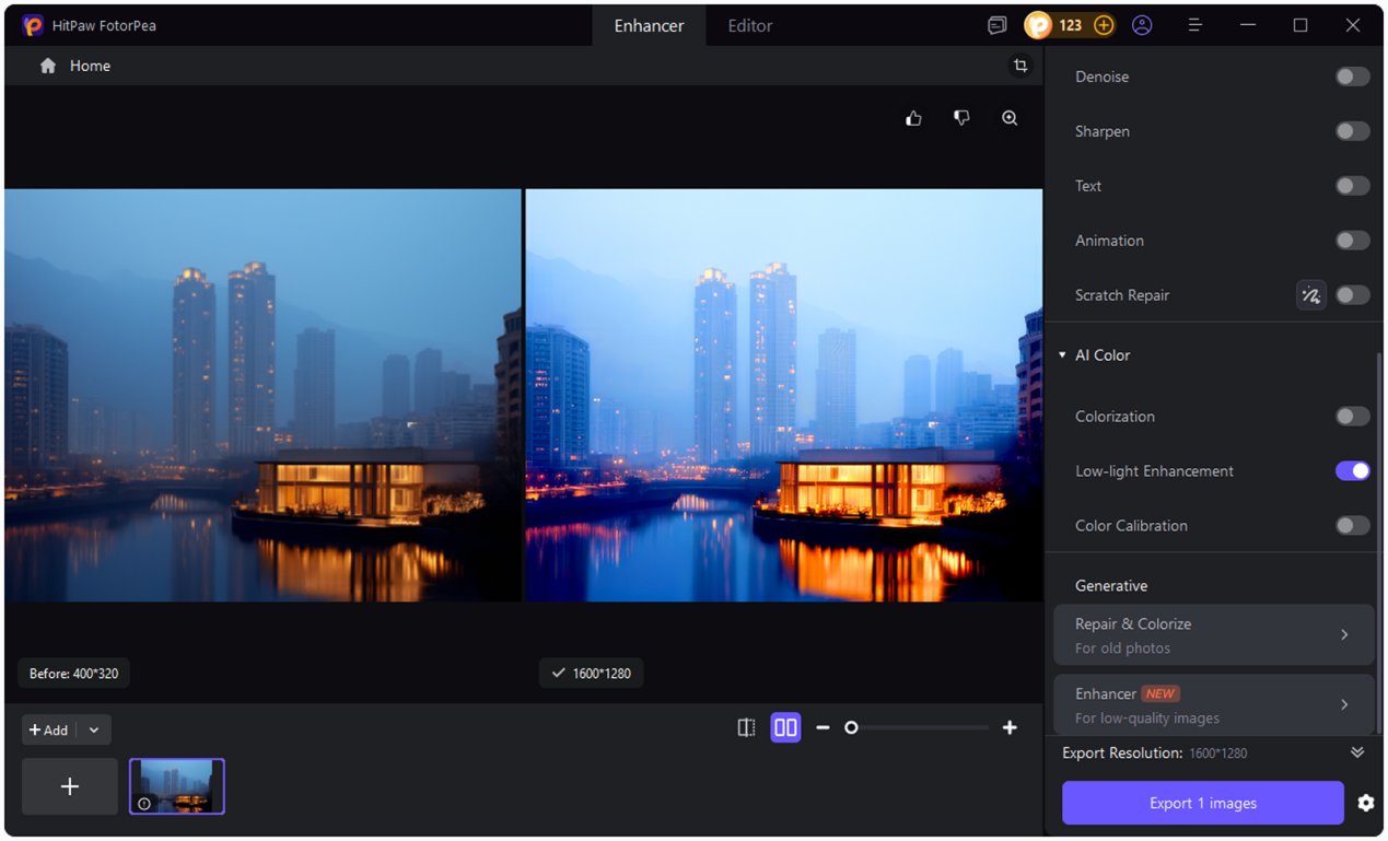 HitPaw Photo Enhancer скриншот 9