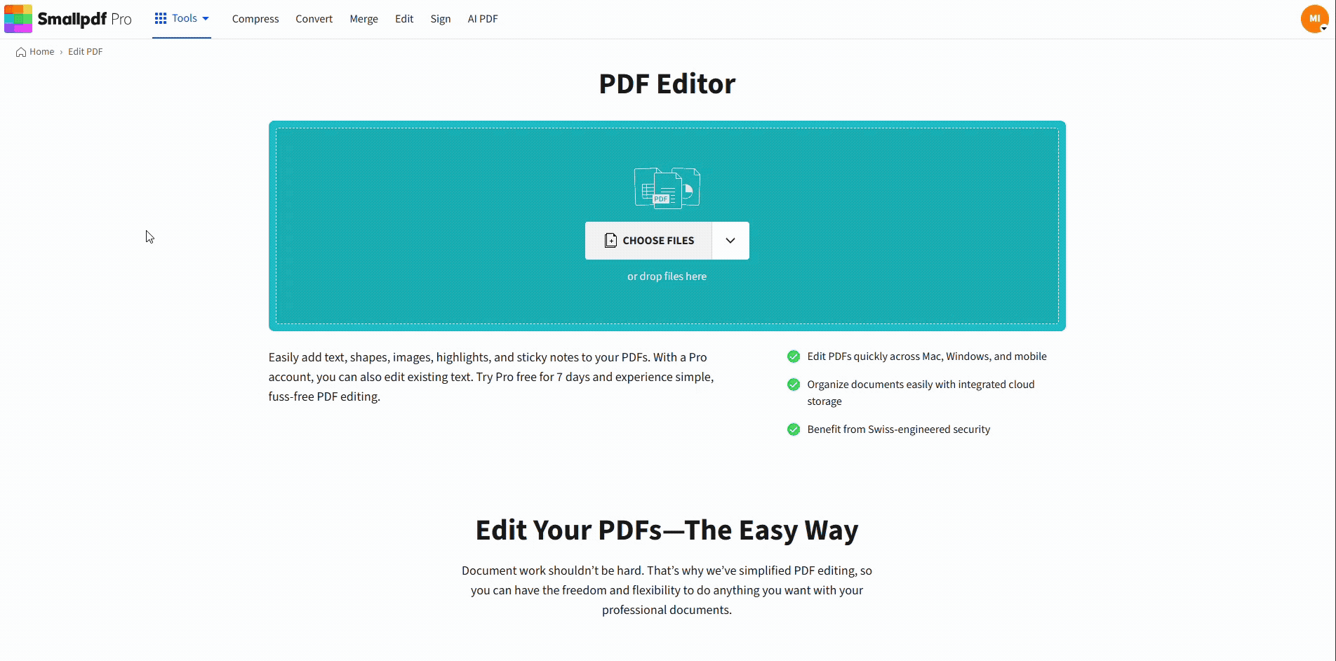 Smallpdf скриншот 2