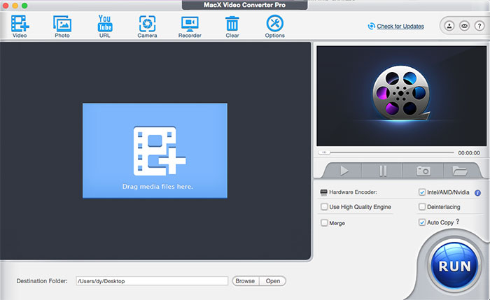 MacX Video Converter Pro скриншот 1