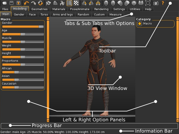 MakeHuman: подробный обзор создания 3D-персонажей, экспорта и интеграции скриншот 1