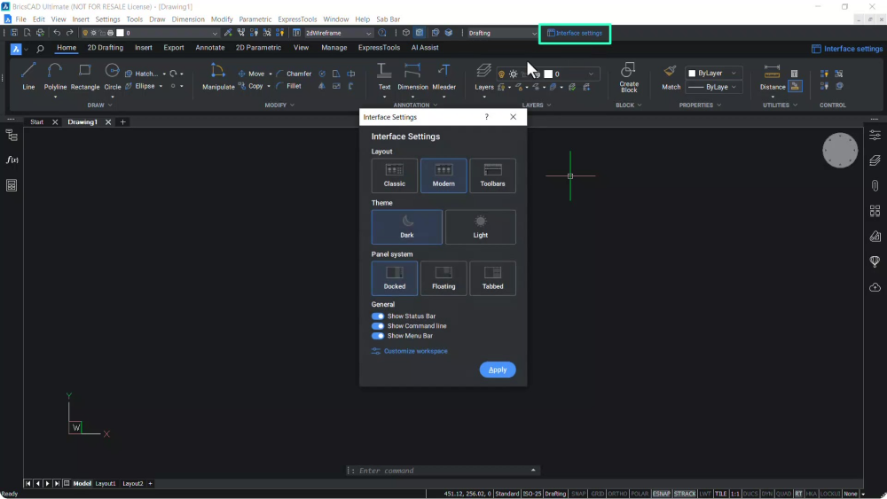 BricsCAD Ultimate скриншот 2