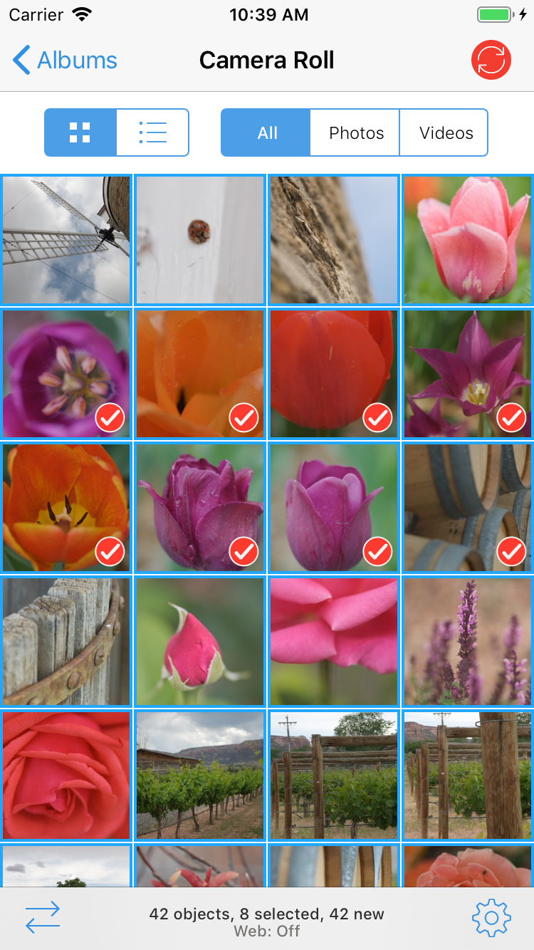 PhotoSync скриншот 2