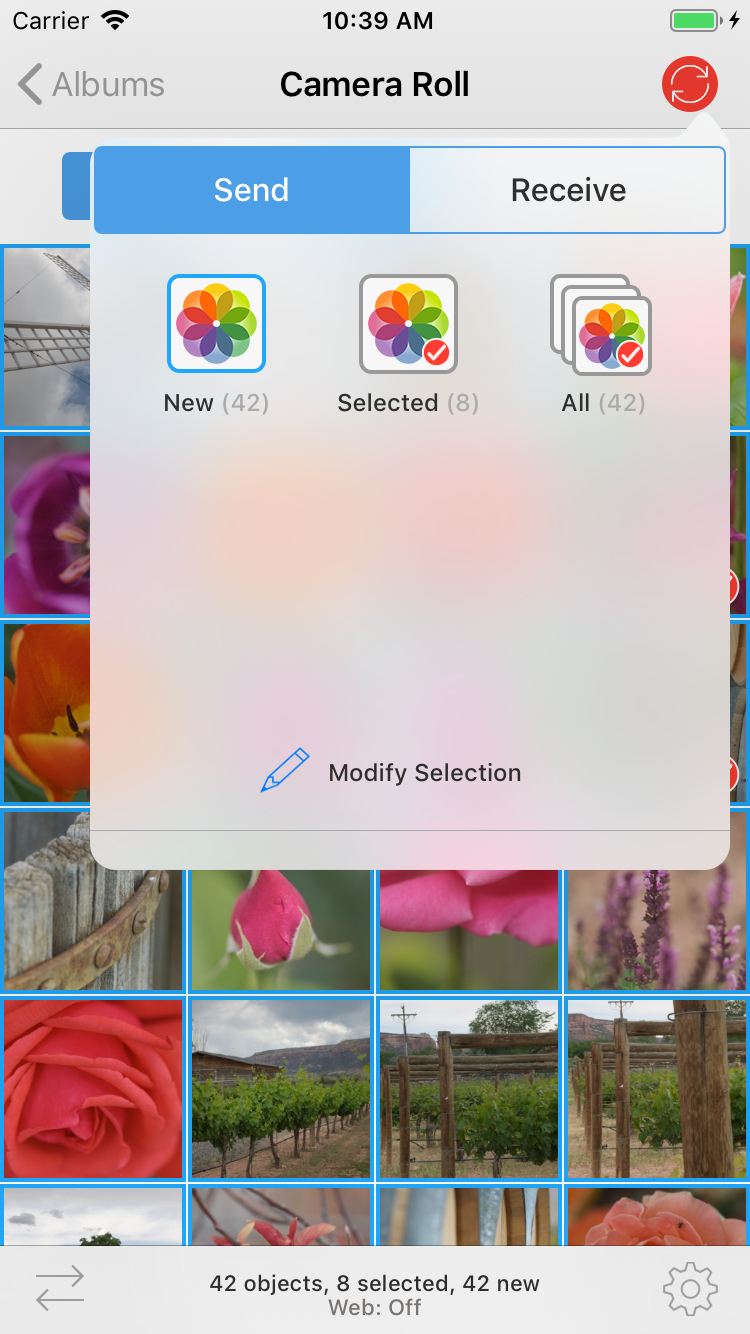 PhotoSync скриншот 3