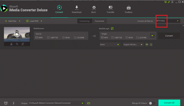 iSkysoft iMedia Converter Deluxe скриншот 4