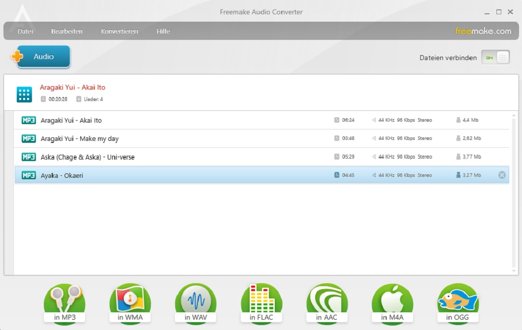 Freemake Audio Converter скриншот 5