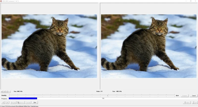 JPEG 2000 Compressor скриншот 3