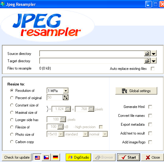 JPEG Resampler скриншот 2