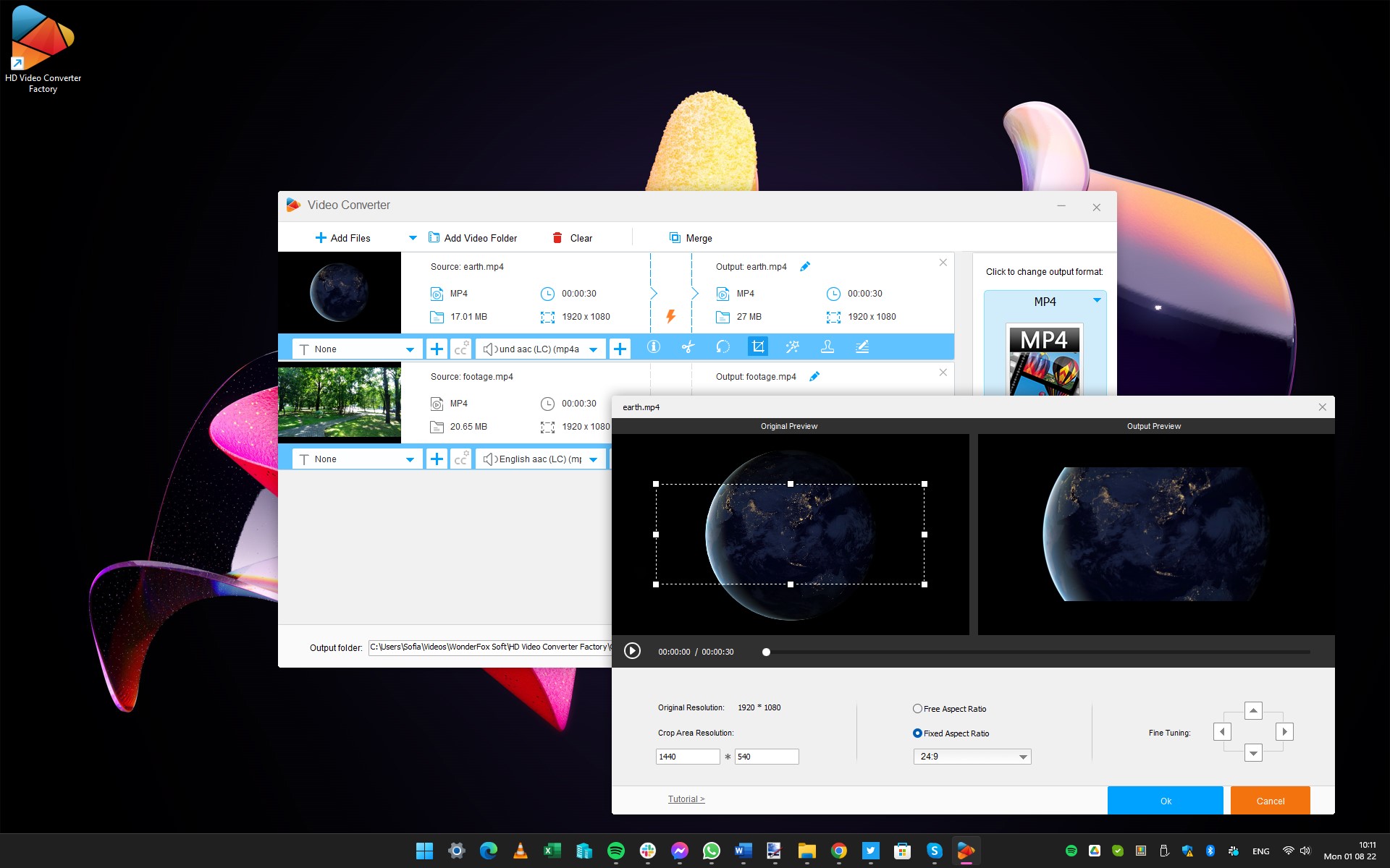 WonderFox Free HD Video Converter Factory скриншот 6
