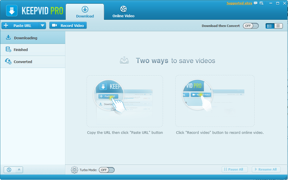 Keepvid Video Downloader скриншот 1