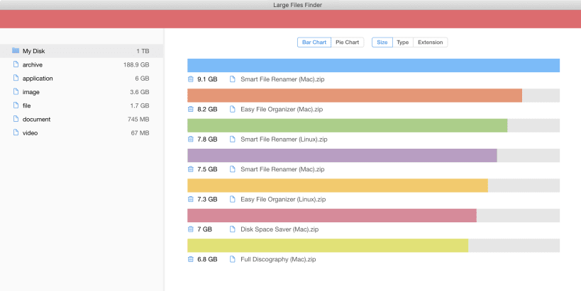 Large Files Finder скриншот 3