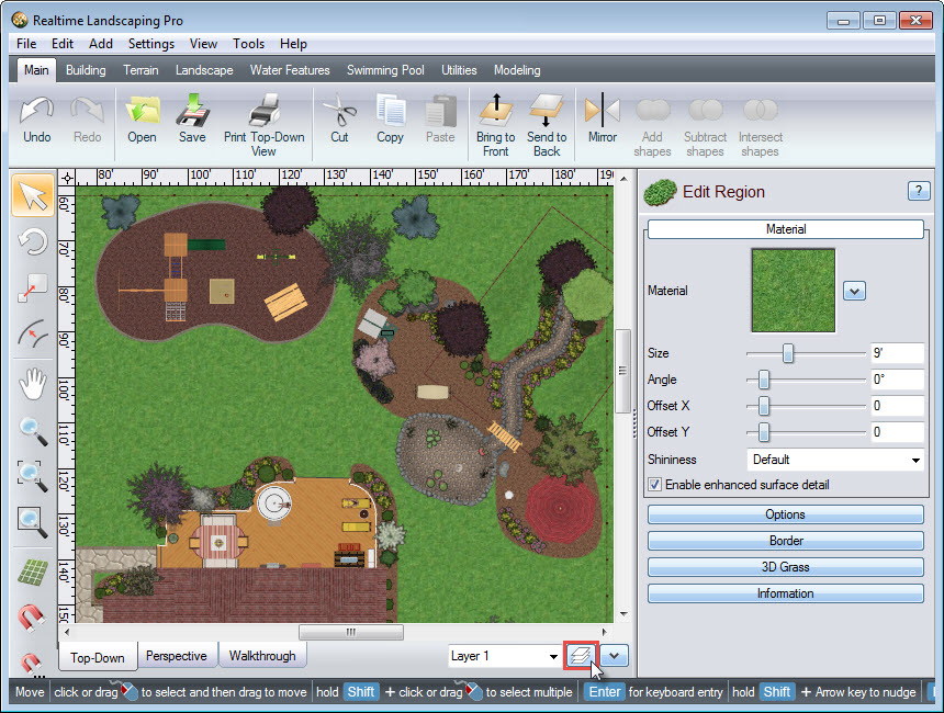 Realtime Landscaping Pro: подробный обзор ландшафтного проектирования, 3D-визуализации и работы с участком скриншот 2