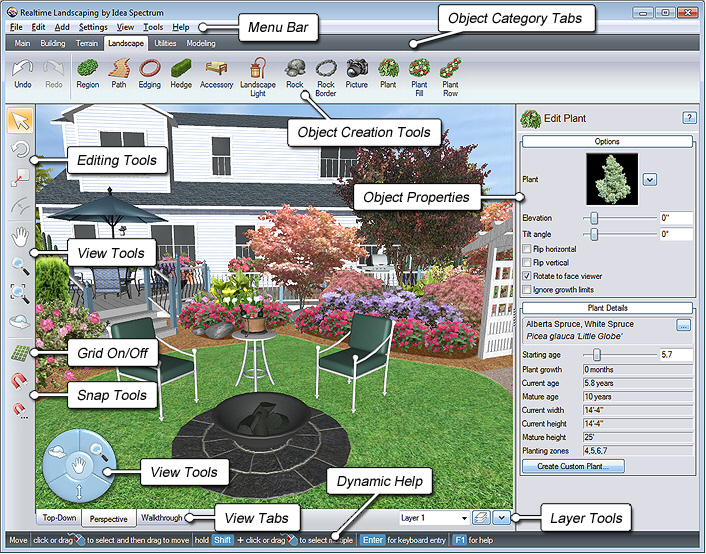 Realtime Landscaping Plus: подробный обзор возможностей, интерфейса и работы с проектами скриншот 2