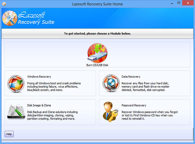 Lazesoft Recovery скриншот 5