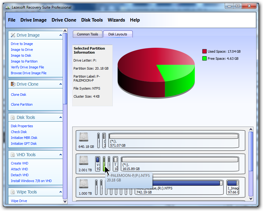 Lazesoft Recovery скриншот 2