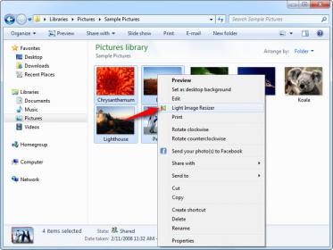 Light Image Resizer скриншот 2