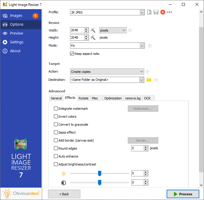 Light Image Resizer скриншот 3
