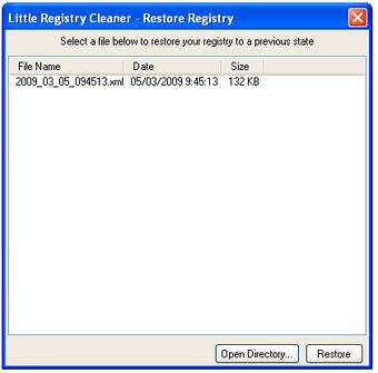 Little Registry Cleaner скриншот 4