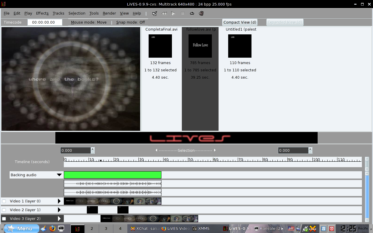 LiVES скриншот 2