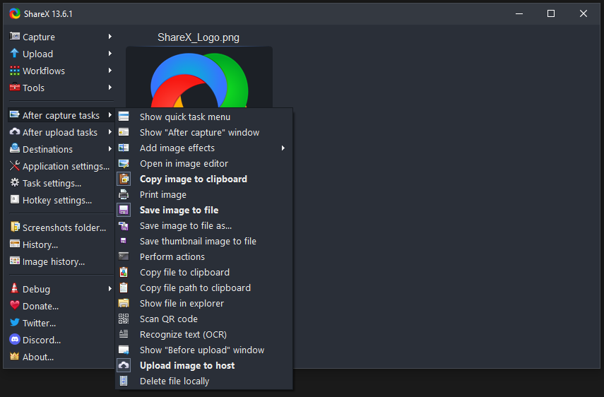 ShareX скриншот 6