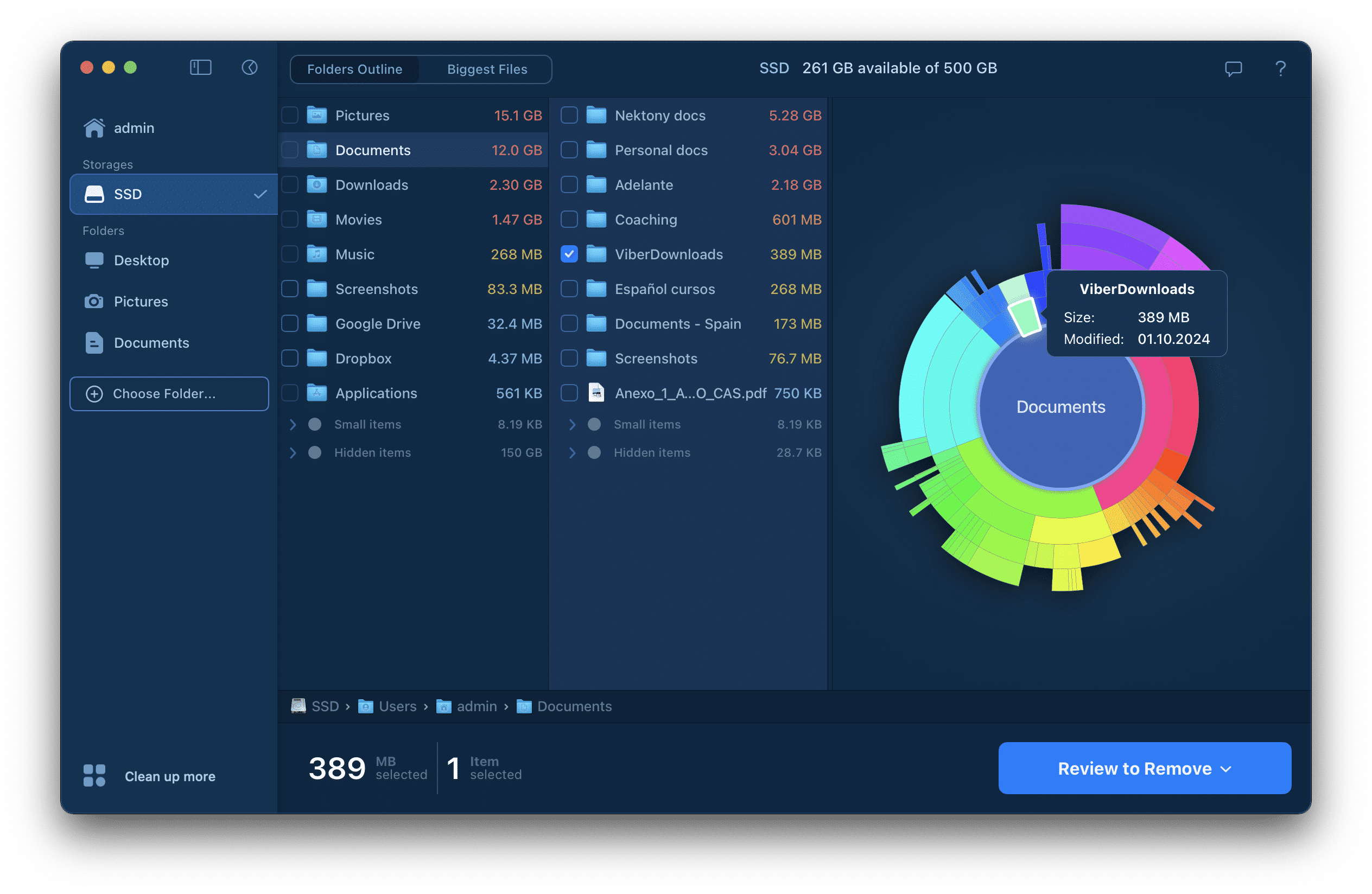 Disk Space Analyzer скриншот 1