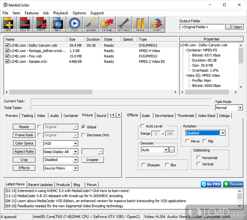 MediaCoder скриншот 4