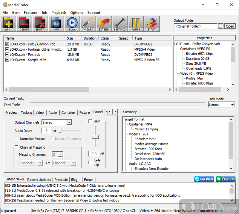 MediaCoder скриншот 3