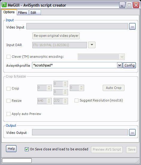 MeGUI скриншот 2