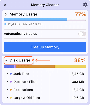 Memory Cleaner скриншот 6