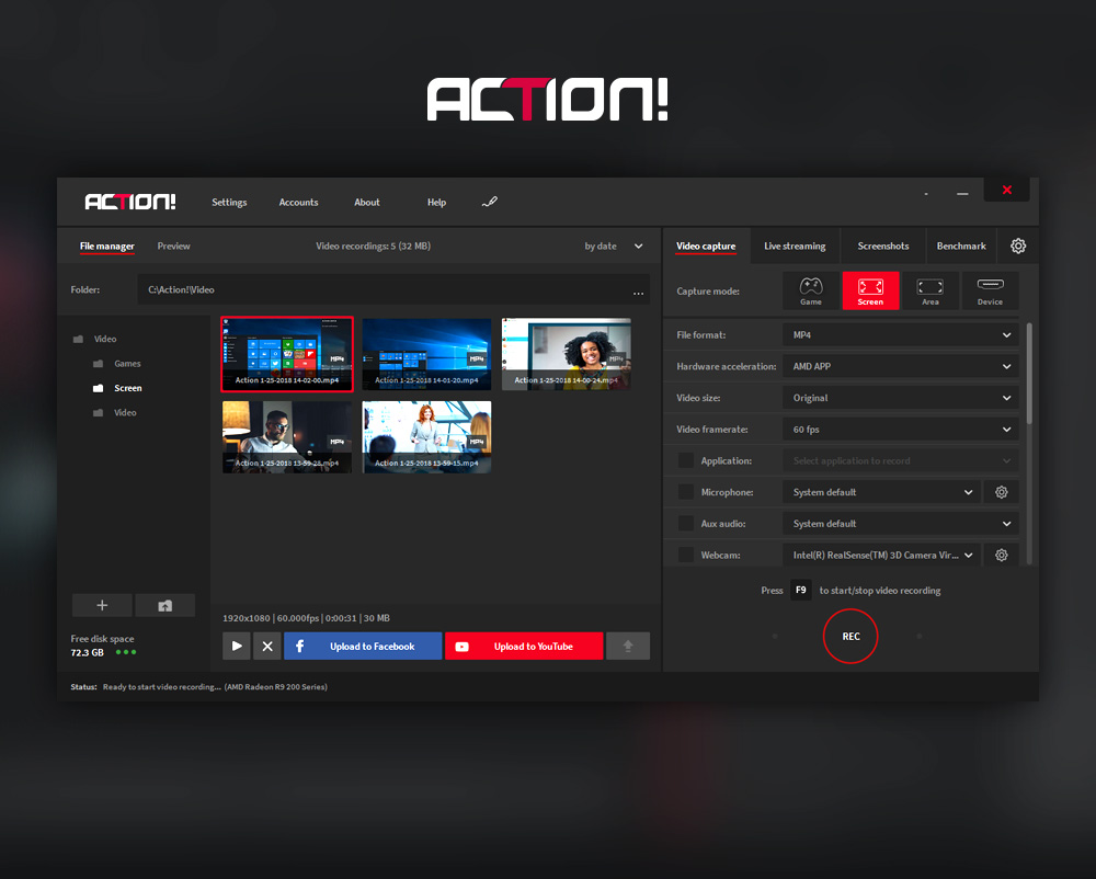 Mirillis Action! скриншот 2