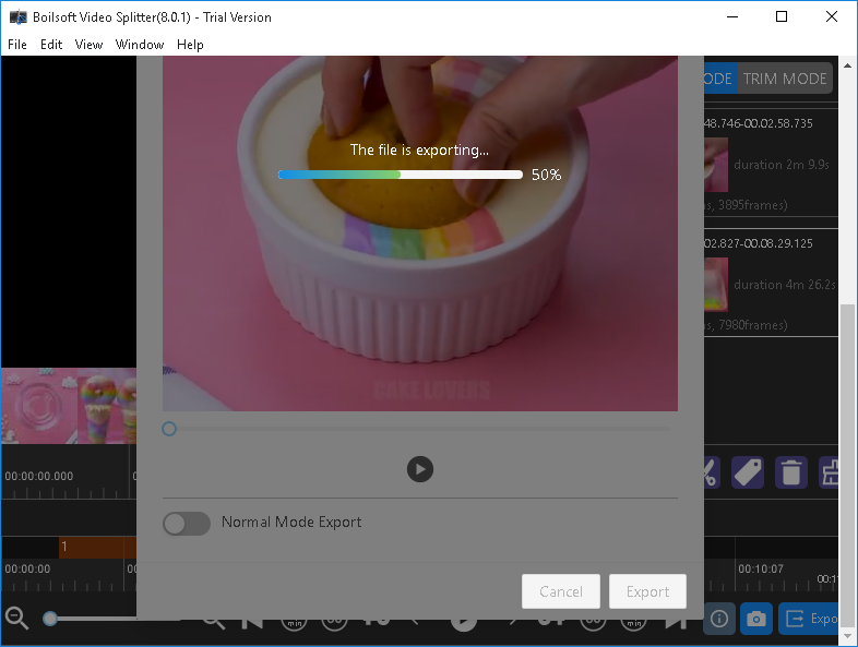 Boilsoft Video Splitter скриншот 4