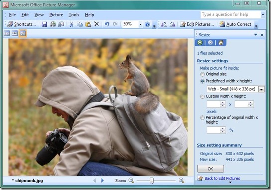 MS Picture Manager скриншот 3
