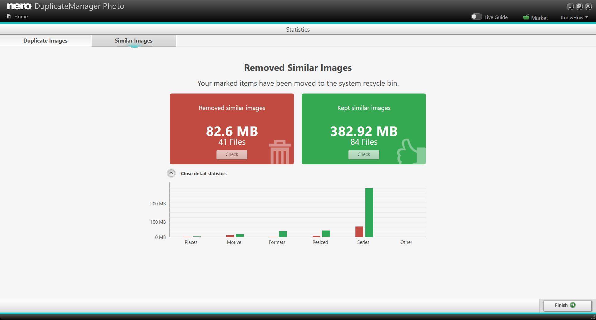Nero DuplicateManager скриншот 6