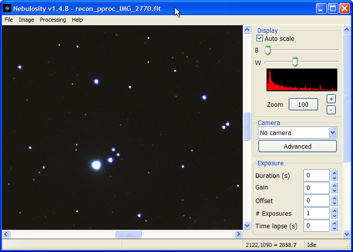 Nebulosity: подробное руководство по съёмке, калибровке, стэкингу и обработке астрофотографий скриншот 6