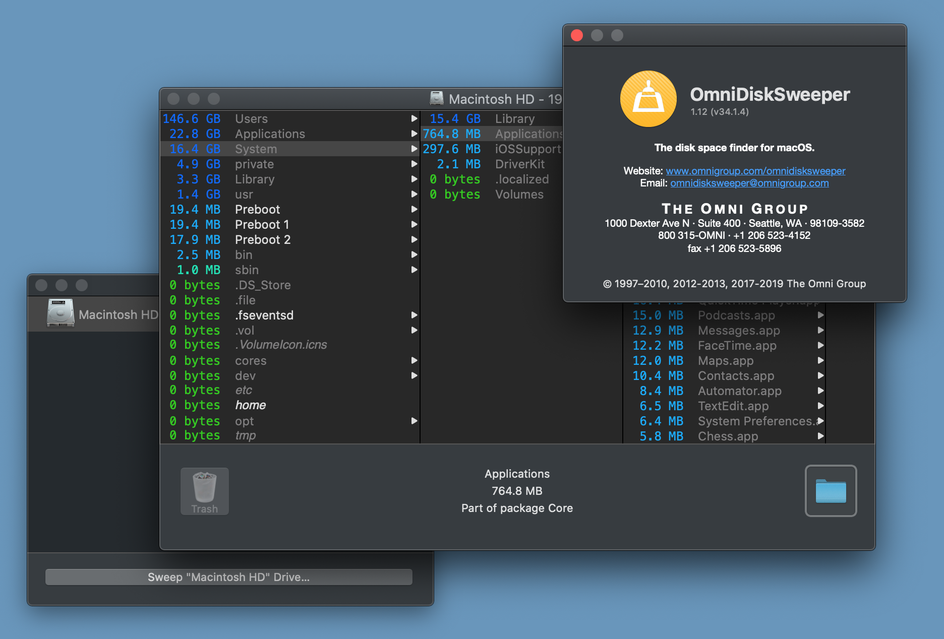 OmniDiskSweeper скриншот 4