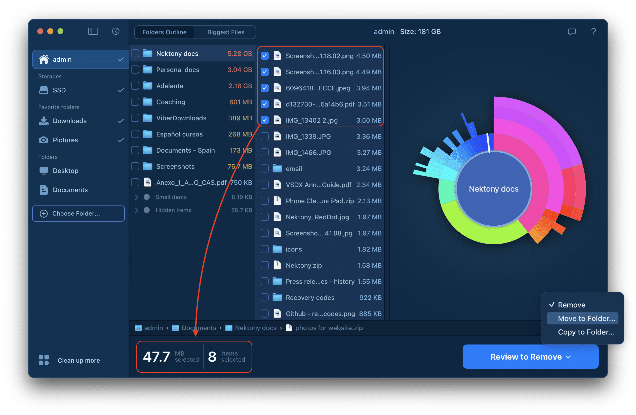 Disk Space Analyzer скриншот 7