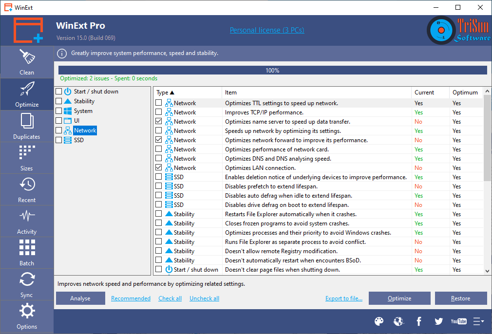 WinExt Free скриншот 5