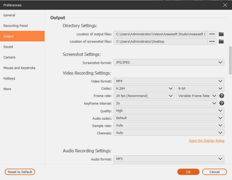 Aiseesoft Screen Recorder скриншот 2