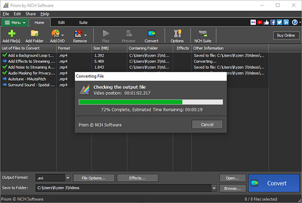 Prism Video Converter скриншот 4