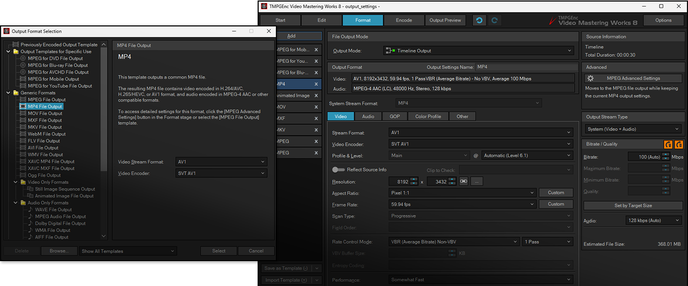TMPGEnc Video Mastering Works скриншот 3