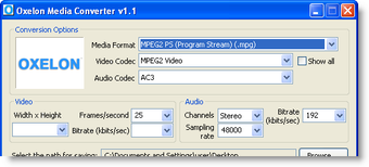 Oxelon Media Converter скриншот 3