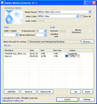 Oxelon Media Converter скриншот 4