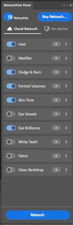 Retouch4me Eye Vessels: подробное руководство по ретуши сосудов глаз, установке, интерфейсу и ограничениям скриншот 3