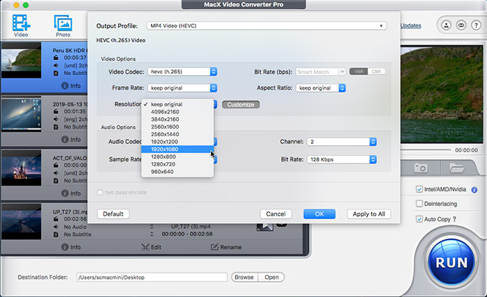 MacX Video Converter Pro скриншот 3