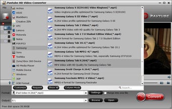Pavtube HD Video Converter скриншот 2